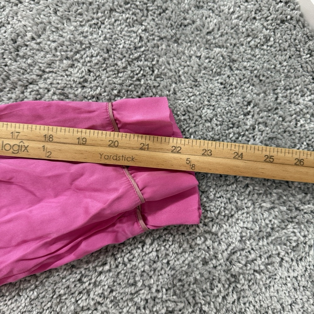 Eberjey Inez Washable Silk Pajama Set Top Pants S Pink Quiet Luxury Breathable - Picture 5 of 16